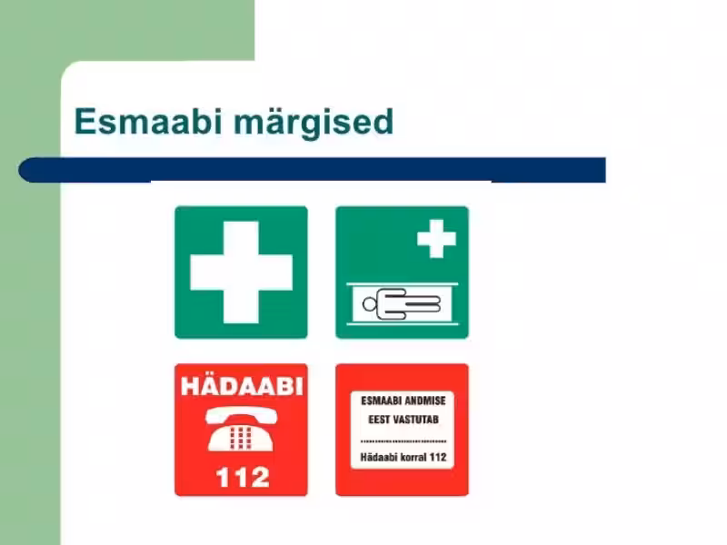 Esmaabi – oluline oskus igapäevaelus ja hädaolukorras